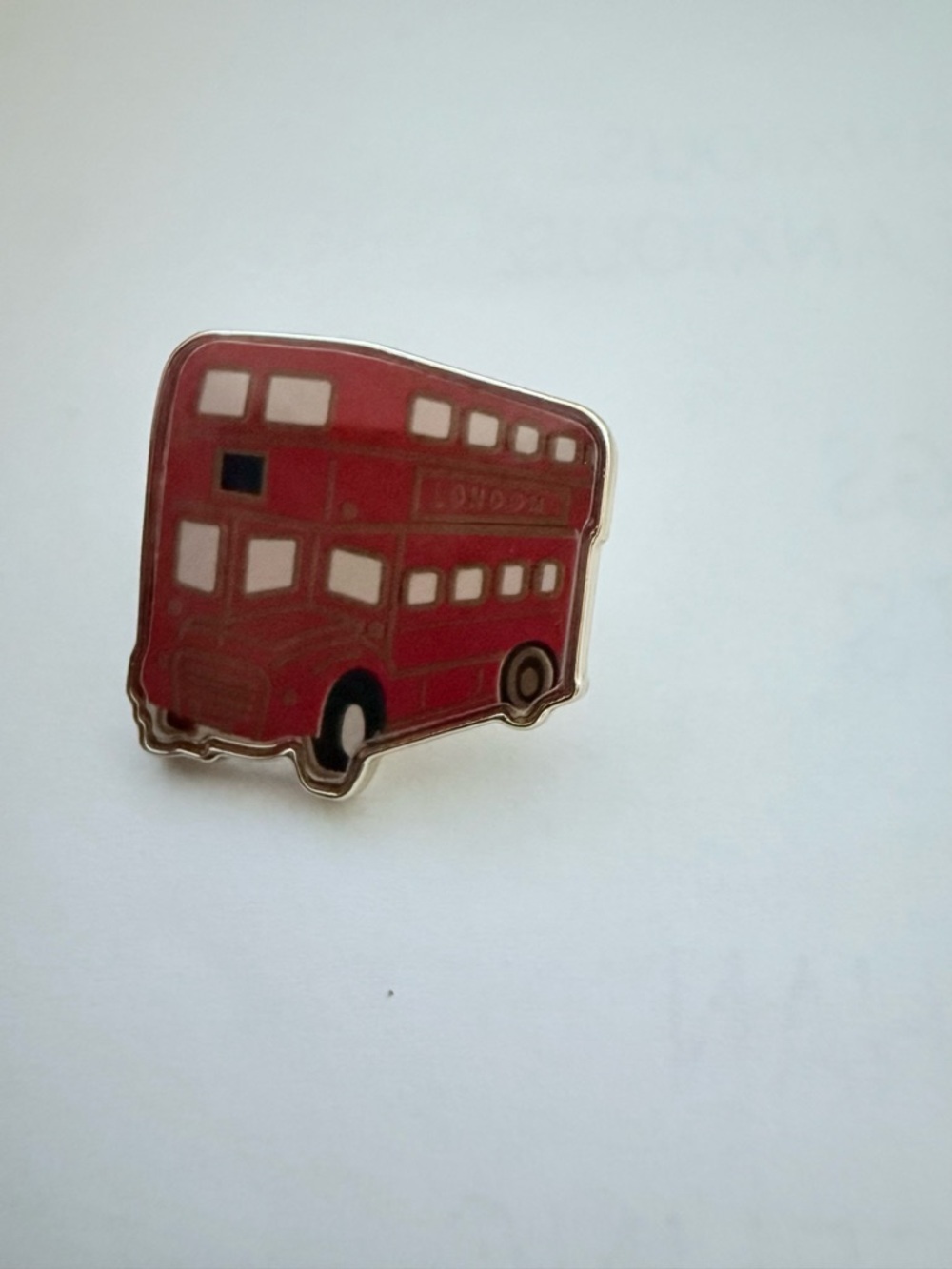 Burberry Gold Logo Back Pin - Picture 3 of 7